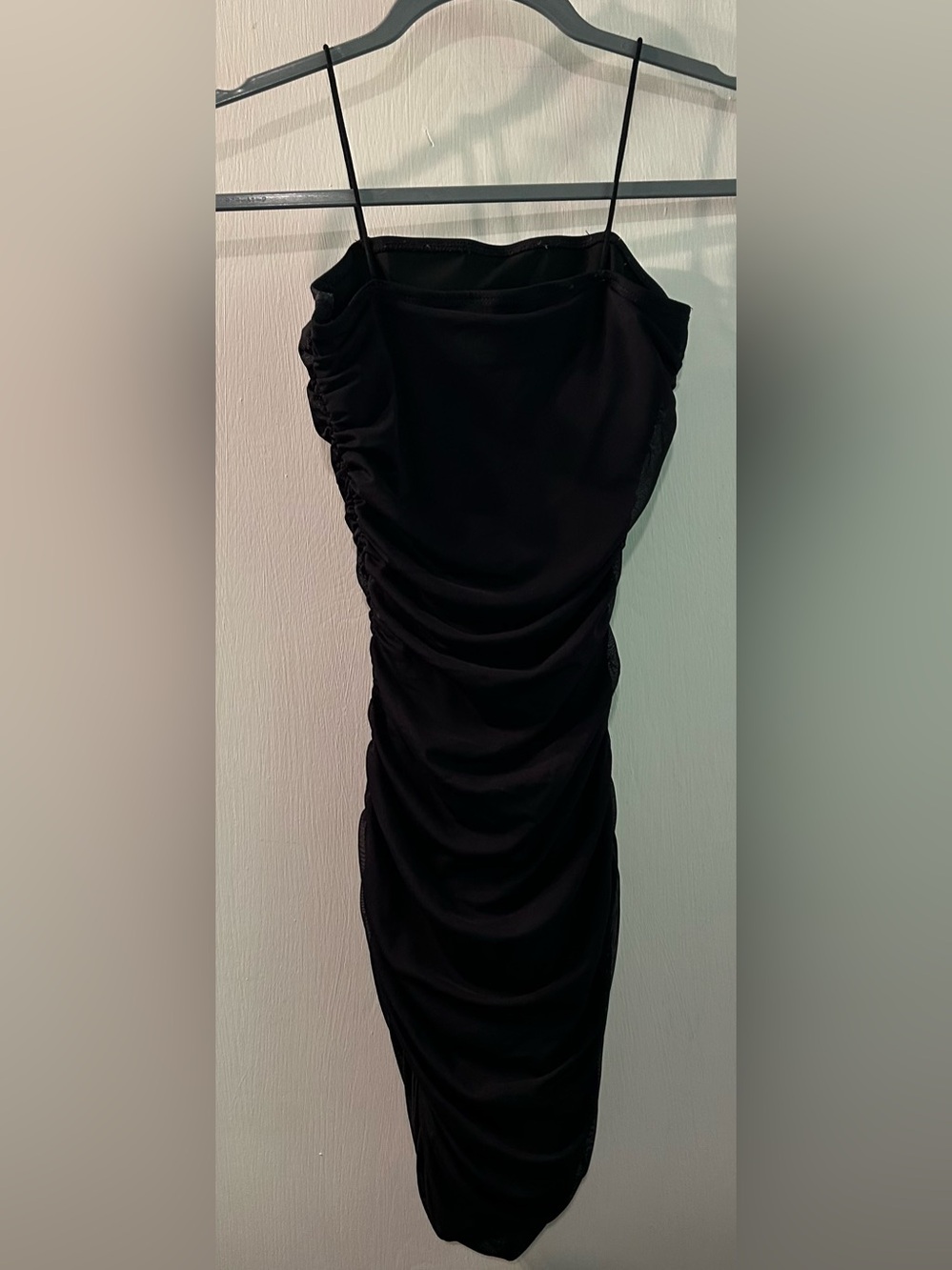Unbranded Black Ruched Slip Dress - Women
Size S